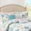 Édredon 7 pièces en coton pour très grand lit - avec coquillages imprimés, étoiles de mer, coraux et imprimé luxueux-117429639
