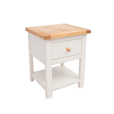 Nehls 45cm W Solid + Manufactured Wood Bedside Table
