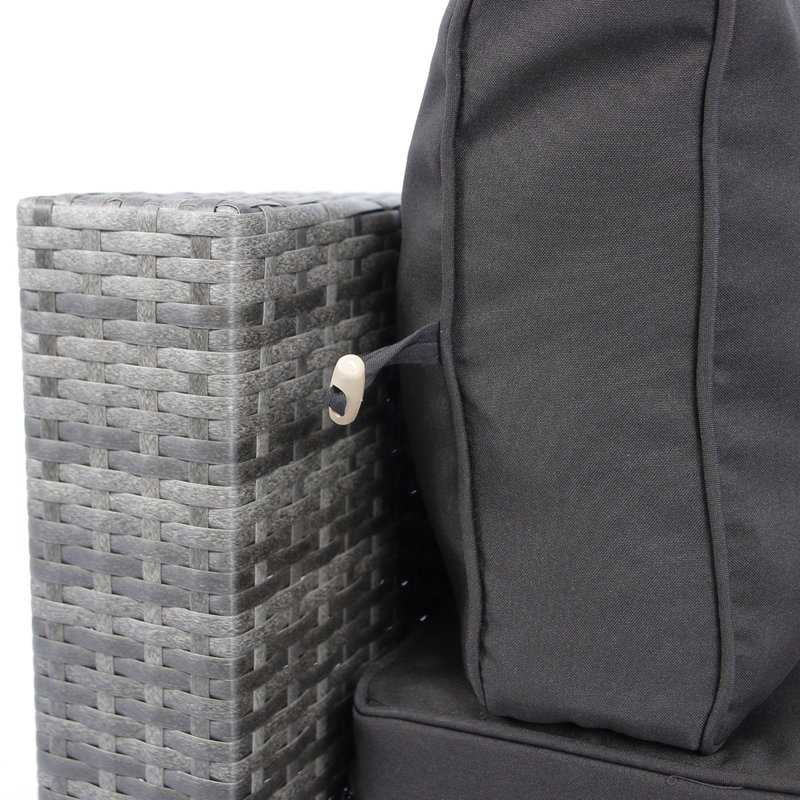 Ensemble de canapé modulaire d'extérieur avec coussins 5 pièces Casilla