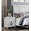 Ensemble de meubles de chambre à coucher en bois blanc