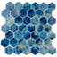 15" X 12" Glass Mosaic Wall and Floor Tile-98426096