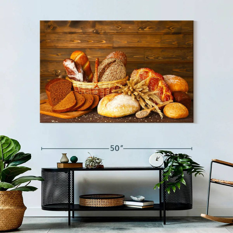 Bread Assortment Canvas Print, 34" H x 51" W x 1.25" D