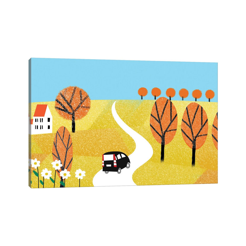 Autumn Day by Art Mirano - Wrapped Canvas Painting