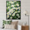 «White Daisy Blooming Elegance V», reproduction sur toile