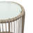 3-Piece Gray Outdoor Patio Bistro Set, Hand-Woven Rattan Wicker Conversation Set with Cushioned Chairs and Glass Top Table for Balcony, Garden, Deck-128506244