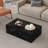 Black Marble Texture MDF Coffee Table