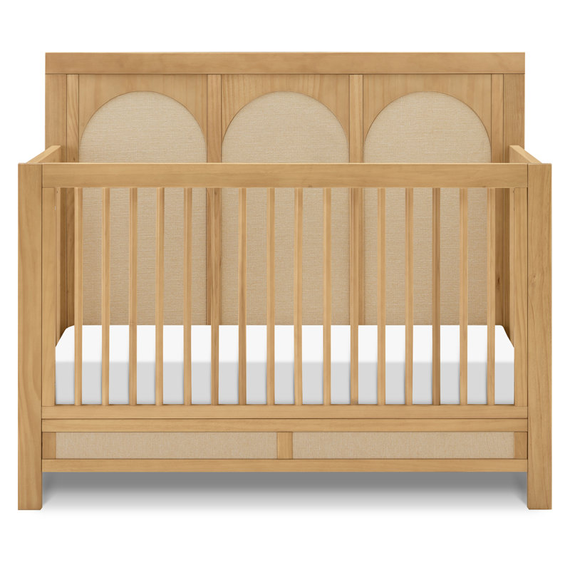 Eloise Honey and Sand Eco-Weave 4-in-1 Convertible Crib