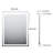 Eldur Smart LED Bathroom Mirror - 5000K Color Temperature, Dimmable, Defogging, Memory Function-2055300085-2055300090