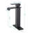 Single Handle Bathroom Vanity Sink Faucet with Waterfall Spout-115827479