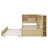 Twin Size Wood Daybed With Storage Shelves, USB And Trundle-1161968819