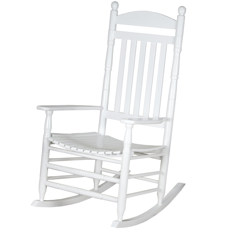 Chaise berçante , Blanc