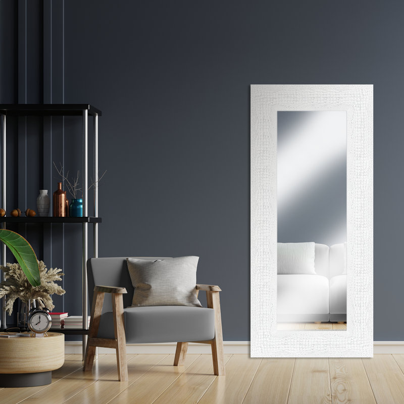 Miroir Elite, Laque blanche, 54,5 po x 42,5 po