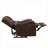 Recliners, Walnut Brown Faux Leather Reclining Chair with Solid Wood Frame | Living Room Seating | Walnut Brown | Solid Wood-1481697300