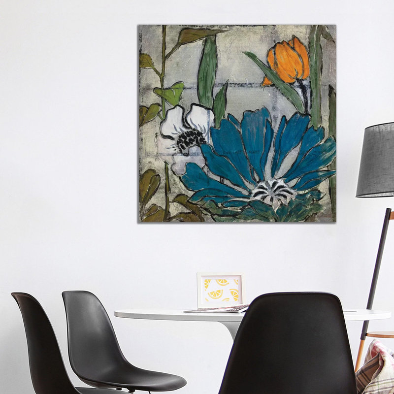 Silver Days II by Liz Jardine - Wrapped Canvas Painting, 93.98 cm H x 93.98 cm W x 1.91 cm D
