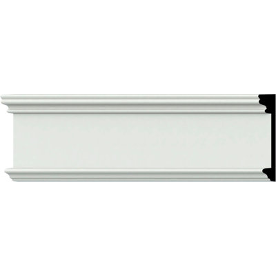 Pierced 3.125'' H x 94.5'' W x 0.625'' D Urethane Pierced Moulding Backplate