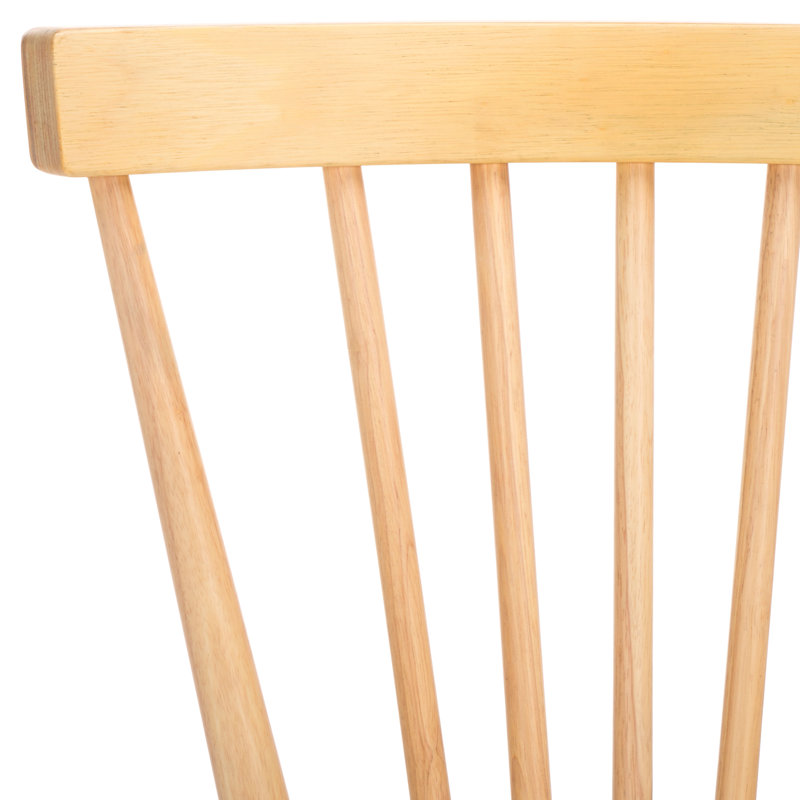 Antoya 17.83'' H Solid Wood Side Chair, White Washed