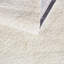 Tapis blanc en polypropylène tissé à la machine à poils longs Fragos-1049741010