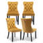 Chaises de salle à manger, chaise de salle à manger rembourrée haut de gamme avec anneau clouté-531111163-511006592-511006614