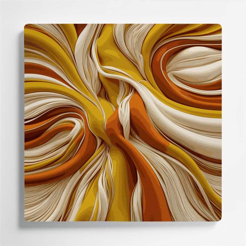 Abstrait art figuratif 51, H 32 po x l 32 po