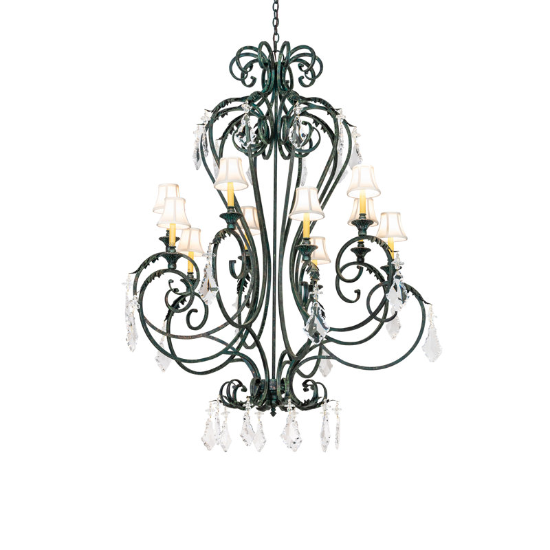 52" Wide Josephine 10 Light Chandelier