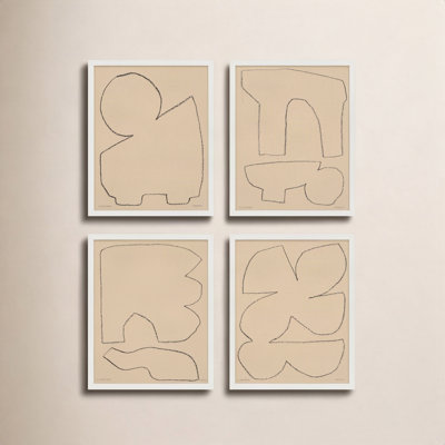 Freya "Outlines" 4-Piece Painting Set