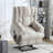 Aura Dual Motor Power Lift Recliner with Heat and Massage, Infinite Position, 180°Reclining, Sidepocket-1587505517