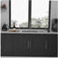Double Bowl (50/50) Drop in Sink - 33"x22"x10" Stainless Steel Kitchen Sink 16 Gauge with Two 10" Deep Basin