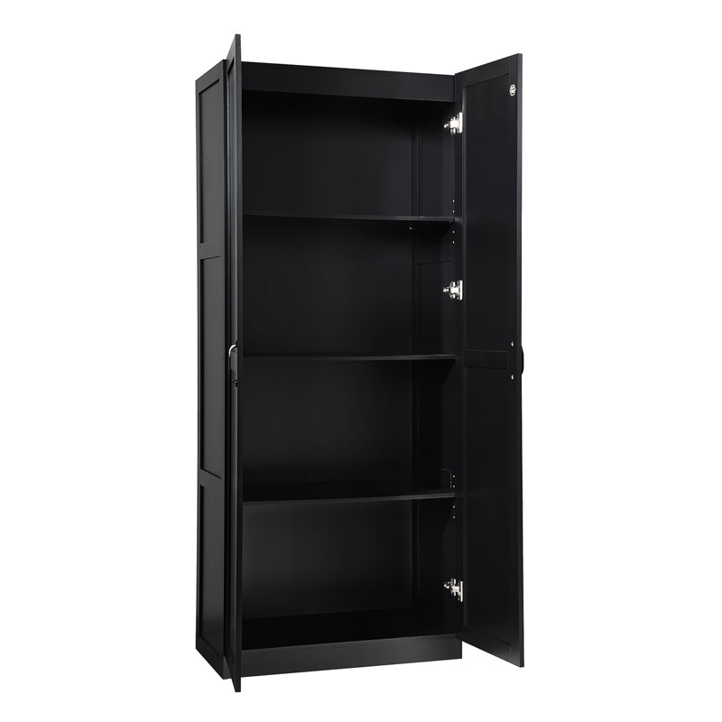 Armoire de rangement Hopkins, Noir