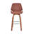 Altherr Mid-Century Modern Swivel 26 in. Armless Wood Counter Height Bar Stool with Faux Leather Seat-1336127517-1308883713