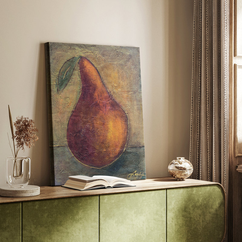 Pear II -Gallery Wrapped Cavas, 48" H x 32" W