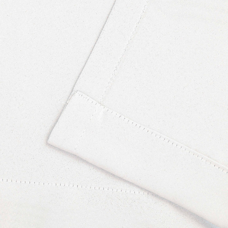 Paire de rideaux obscurcissant avec œillets Millendon, Blanc neige, L 26 po x L 63 po