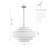 Aasim 24" 5-Light Dimmable Tiered Drum Chandelier-390782659