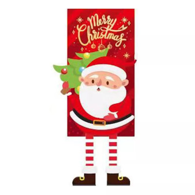 Christmas Hanging Flag Door Banner Merry Christmas Decoration Mall Xmas New Year-tree
