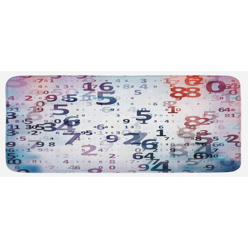 Tapis de cuisine abstrait