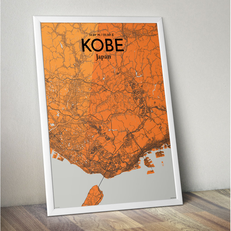 Kobe - No Frame Print, 127.4 cm H x 61 cm W x 0.1 cm D