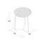 Cocotte Outdoor Round Side Table-528068093