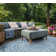 Atlanta Hooked Grey/Blue Area Rug