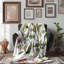 Old-World Florals - Couverture sherpa de qualité supérieure 1 pièce-101262482