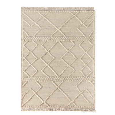 Platten Wool Geometric Indoor Rug