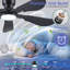 Ventilateur de plafond encastré avec lumière et télécommande / app-856862587-856862589