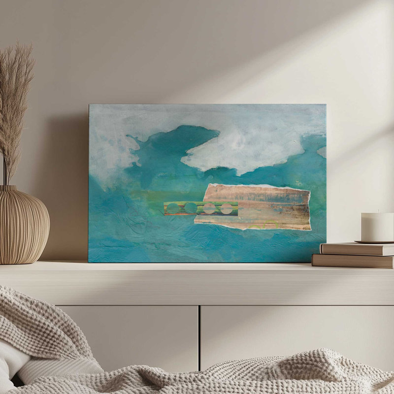 «Where the Ocean Meets the Sky II» par Natalie Avondet, reproduction d'art sur toile, H 12 po x l 18 po