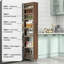 Garde-manger coulissant de 7,8 po, organisateur de rangement étroit à 7 niveaux, armoire de cuisine coulissante coulissante pour les espaces restreints entre le réfrigérateur et le comptoir