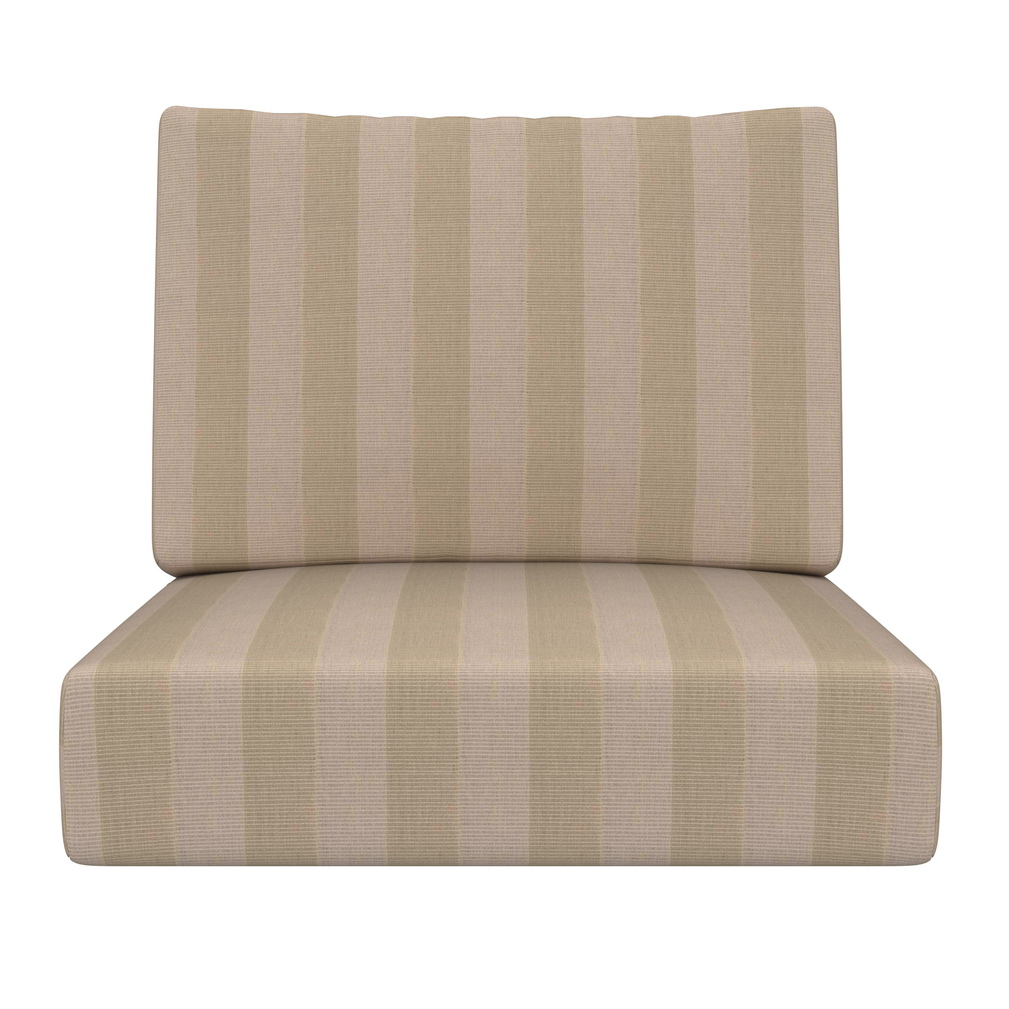 Lani Sunbrella Outdoor Lounge Chair Seat and Back Cushion Set, Expressive Sparrow