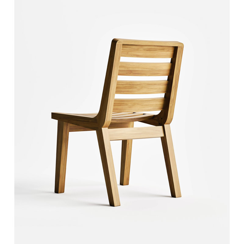 Casares Outdoor Teak Dining Side Chair