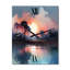 Peaceful Countryside Sunset - Horloges murales campagne-1409771021