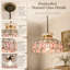 Luminaire suspendu de style Tiffany, luminaire suspendu en verre coloré à tête unique pour salle à manger