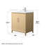 Janna 30" Freestanding Single Bathroom Vanity with Quartz Top-925591680-925591681-925591683