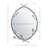 Abdorassoul Metal Flat Wall Mirror