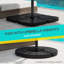 Support universel pour parasol de patio, noir et plusieurs parasols
