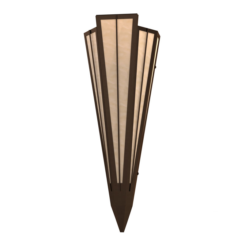 Applique murale encastrée Brum Steel, Bronze éternel, Taupe Sahara